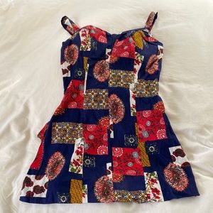 1950’s beach cover-up romper